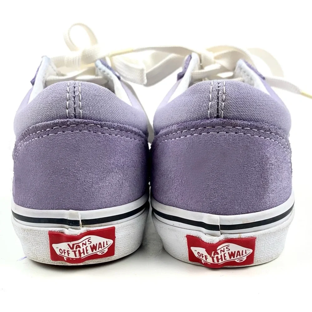 Vans Youth Lilac Suede Low Top Sneakers Size 2.5